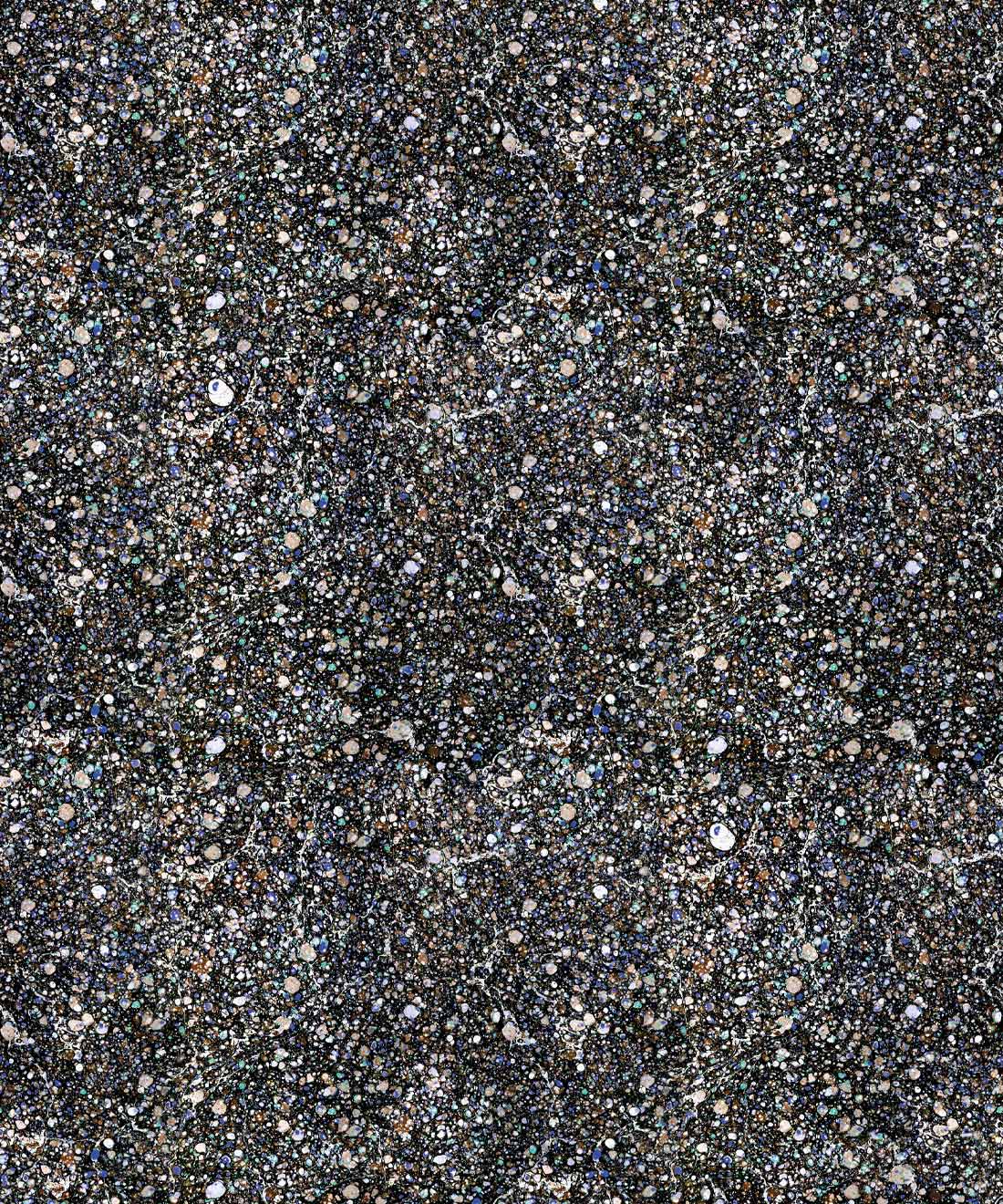 Marble Confetti Wallpaper, Charcoal