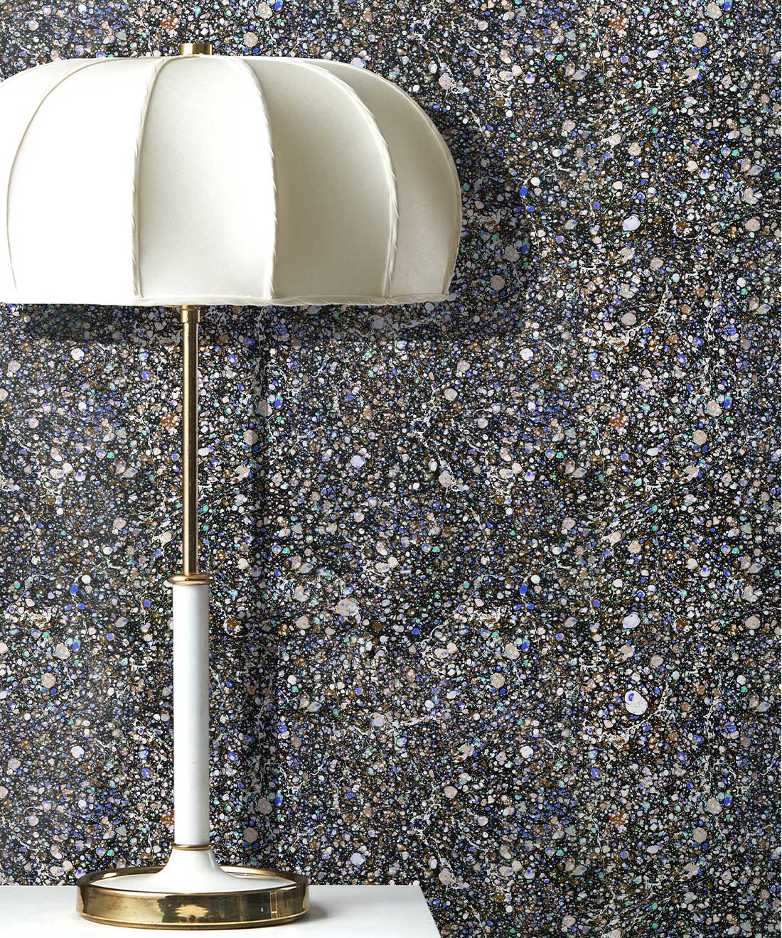 Marble Confetti Wallpaper, Charcoal