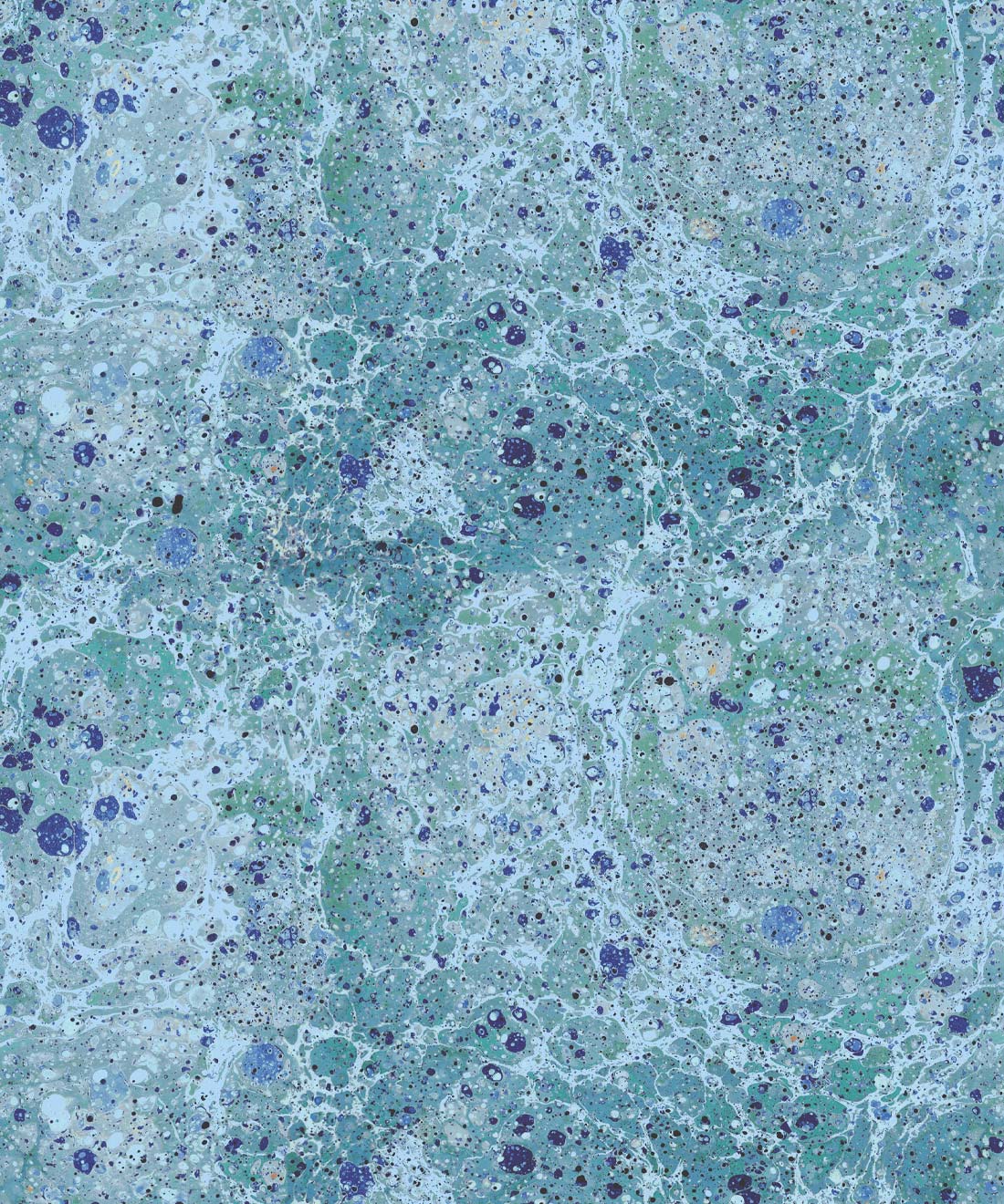 Rock Marbling Wallpaper, Blue