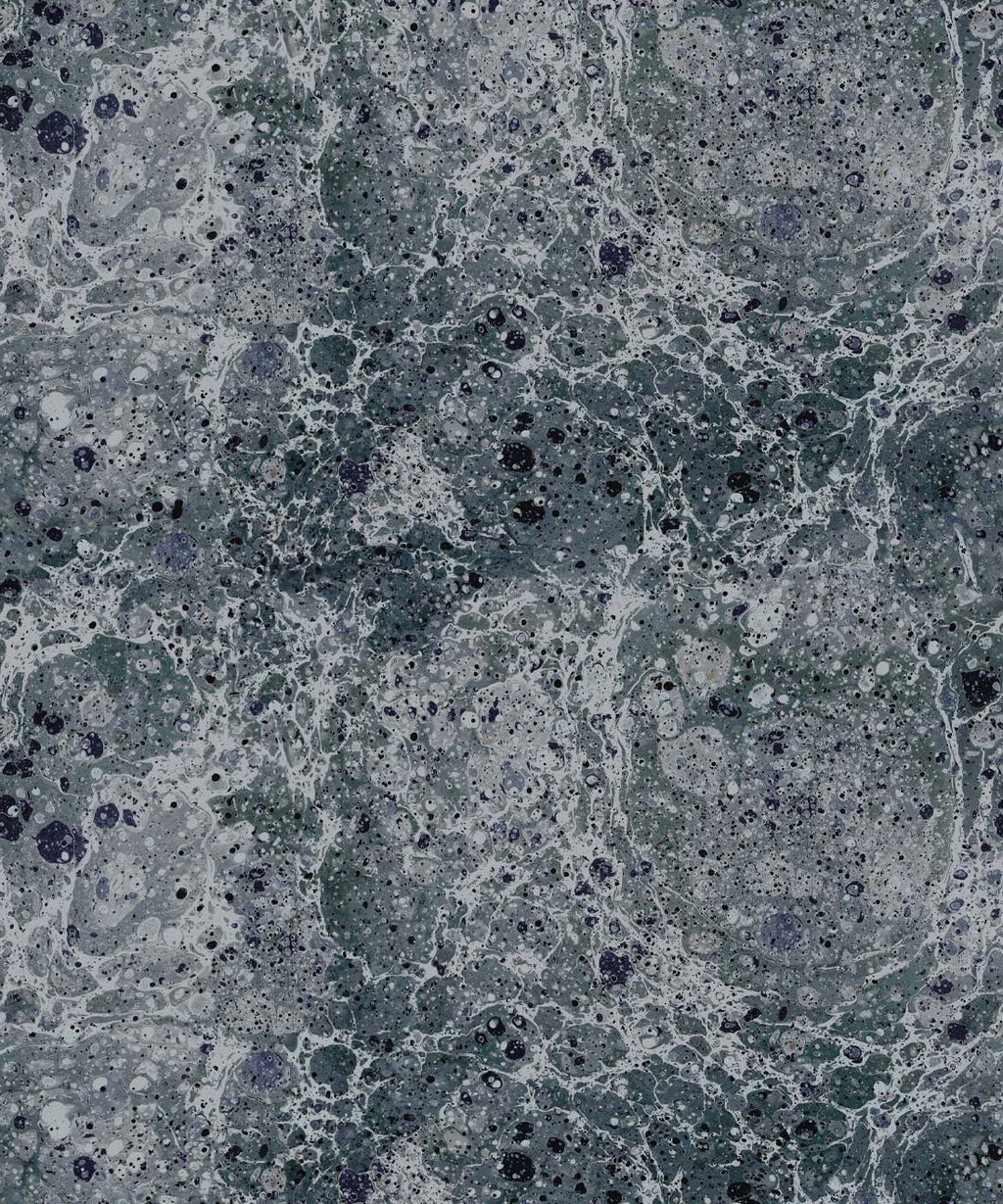 Rock Marbling Wallpaper, Charcoal