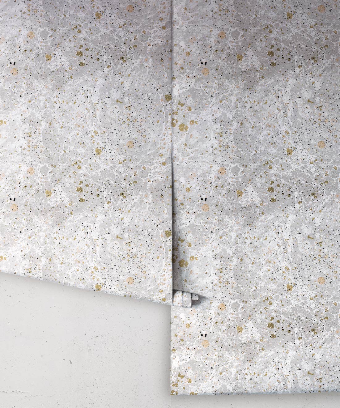 Rock Marbling Wallpaper, Grey