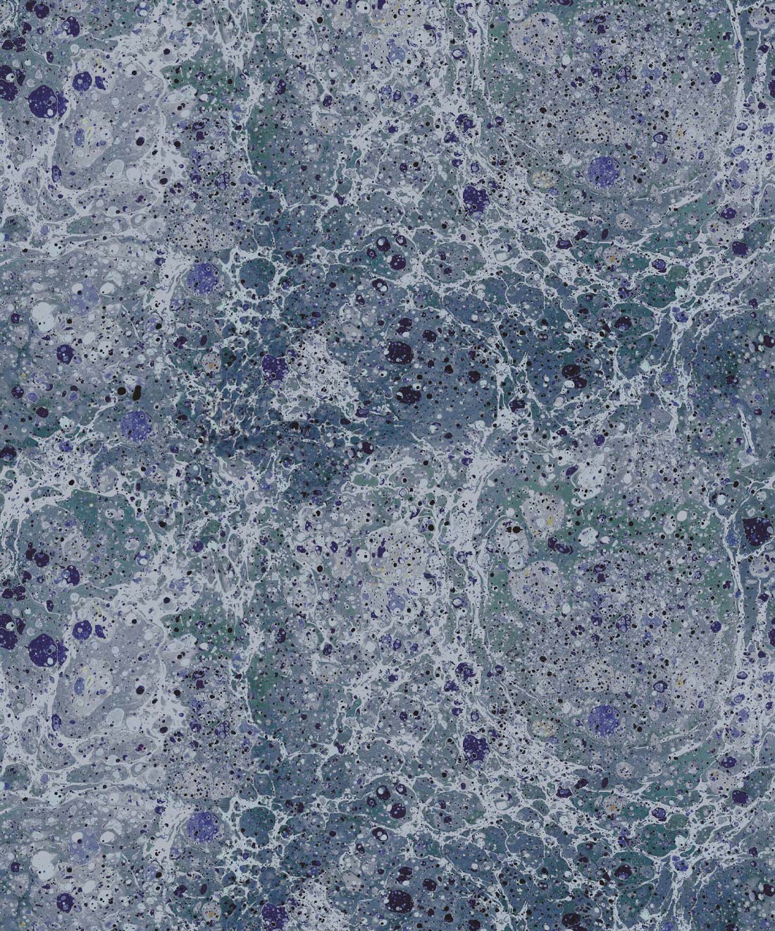 Rock Marbling Wallpaper, Navy