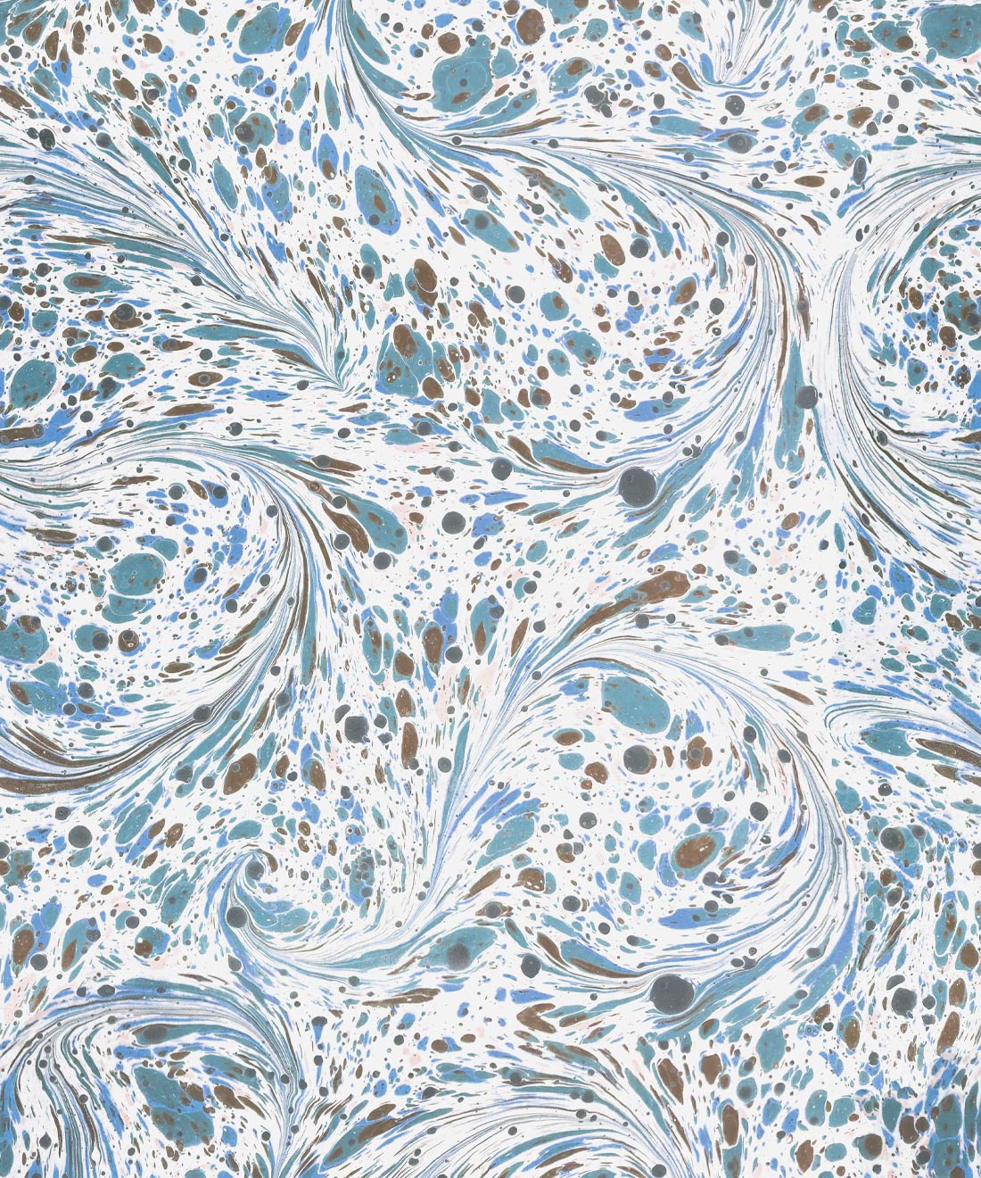 Marble Swirls Wallpaper, Blue