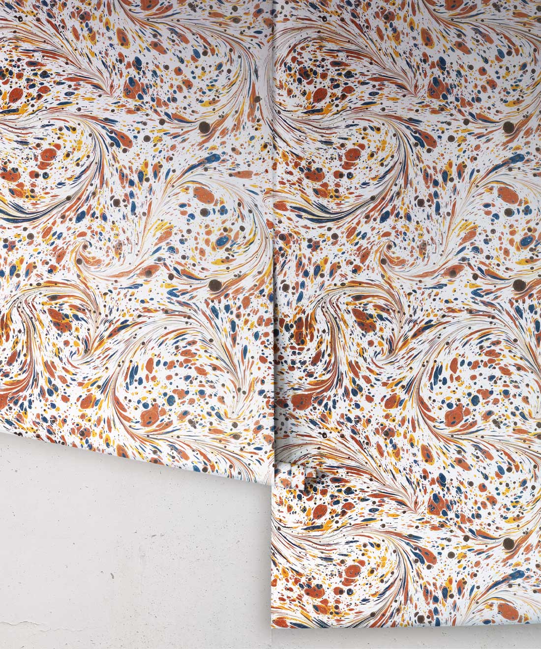 Marble Swirls Wallpaper, Caramel