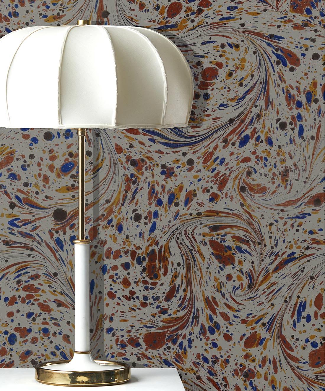 Marble Swirls Wallpaper, Chocolate