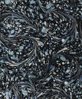 Marble Swirls Wallpaper, Navy