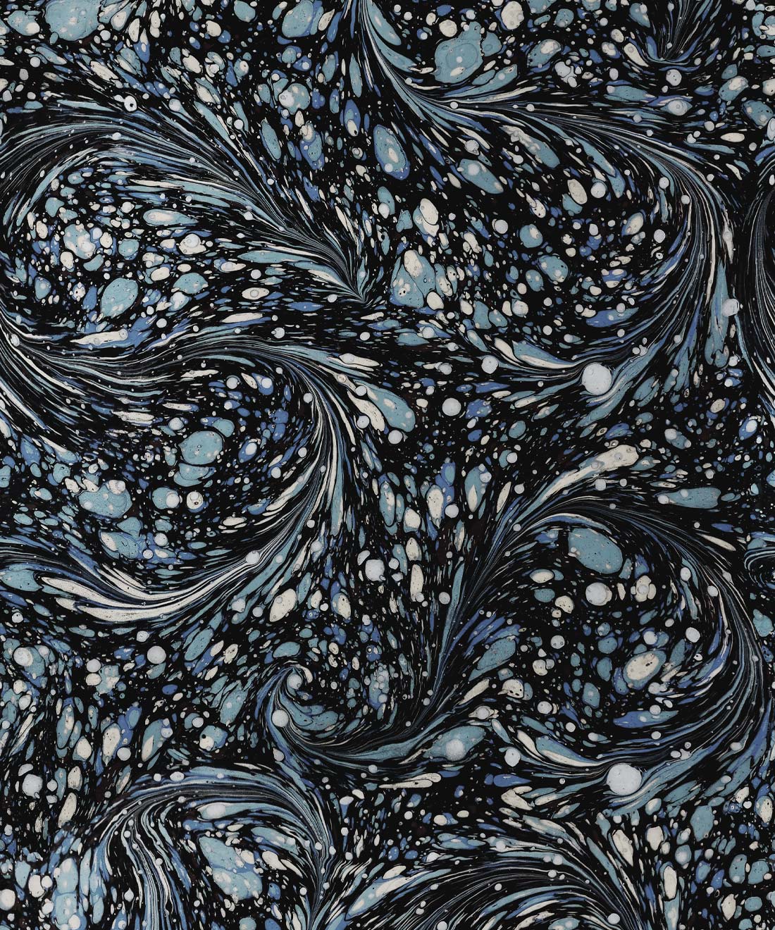 Marble Swirls Wallpaper, Navy
