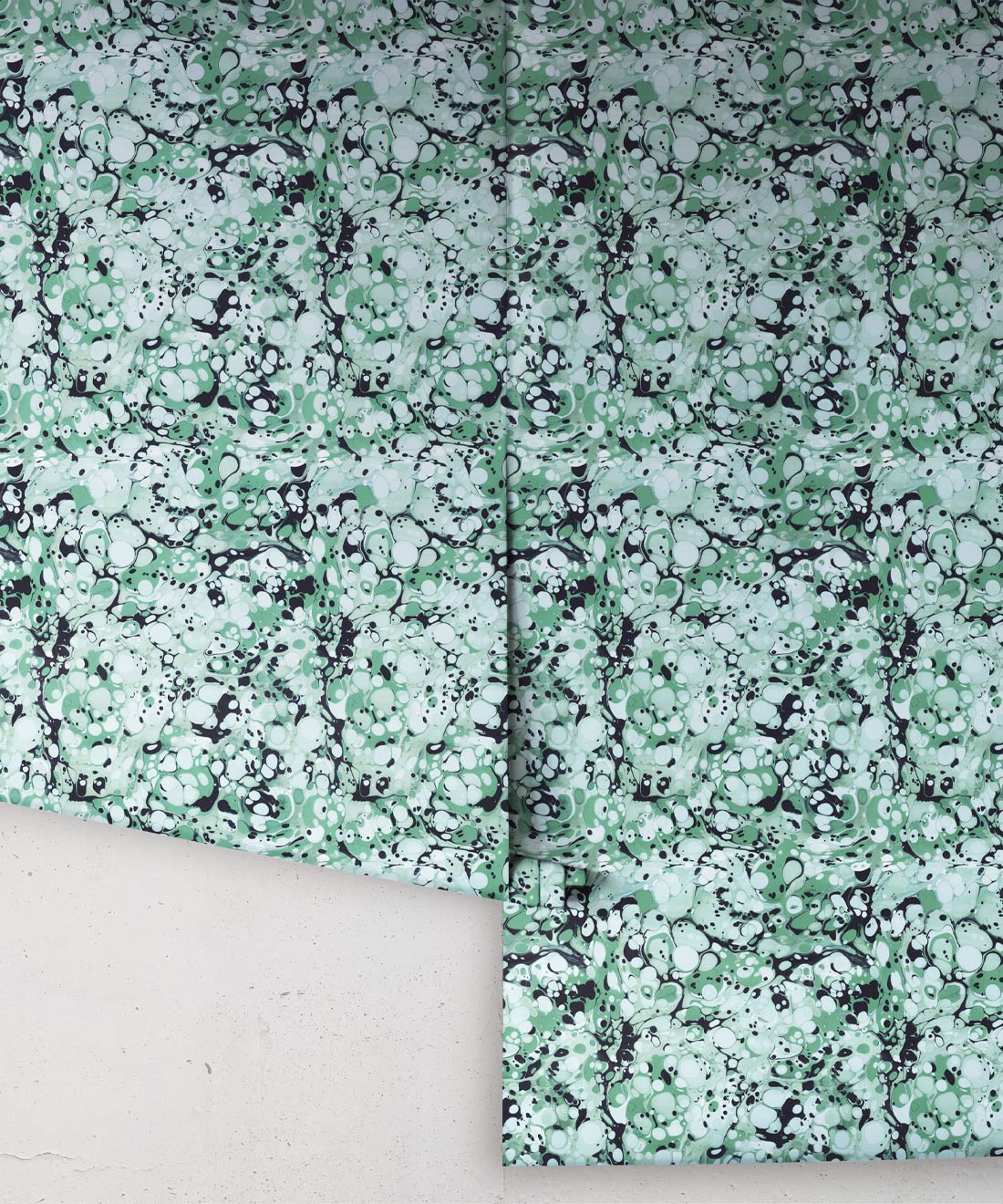 Pebbles Wallpaper, Aqua