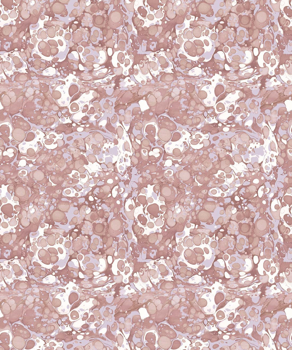 Pebbles Wallpaper, Dusty Pink