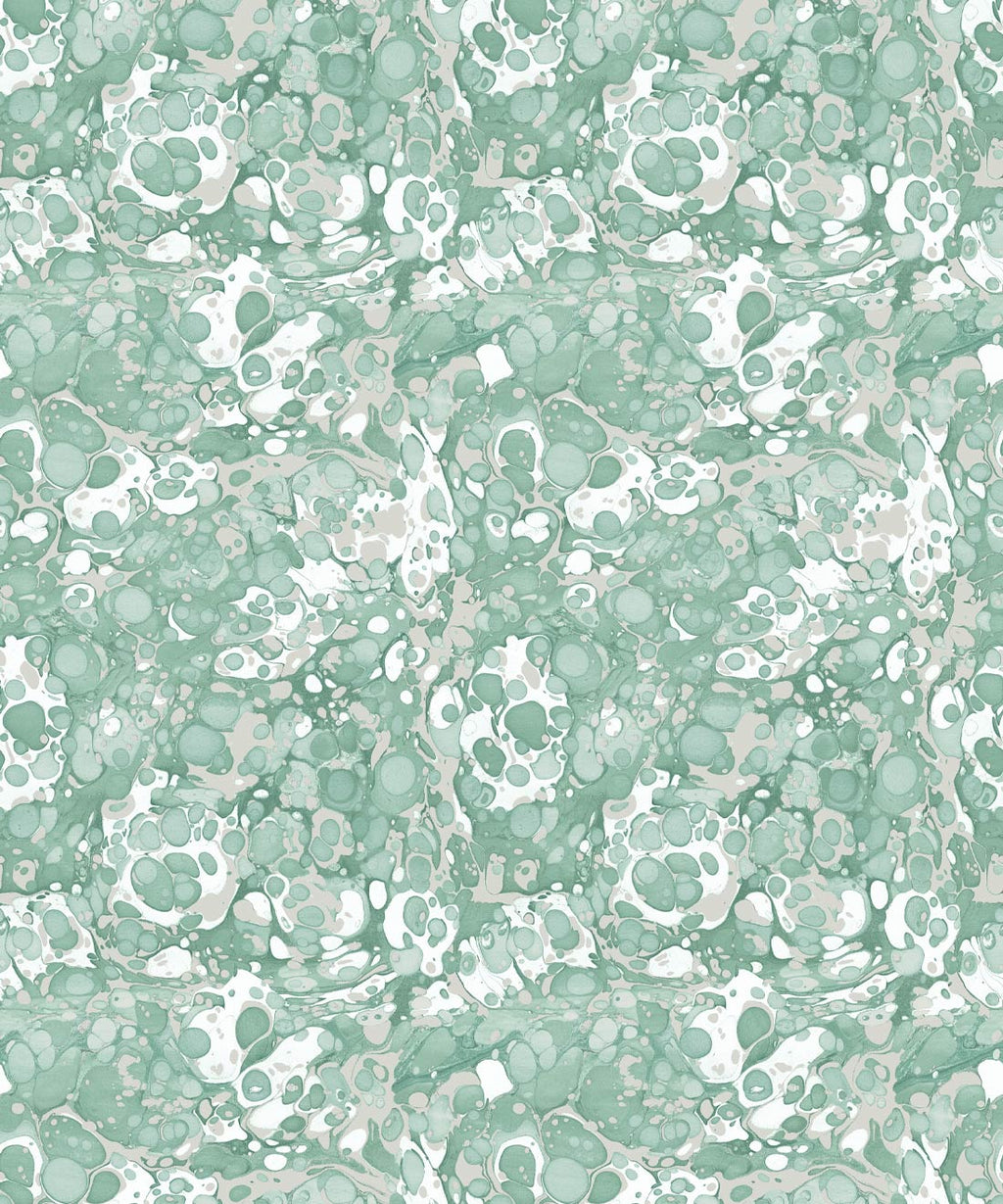 Pebbles Wallpaper, Powder Green