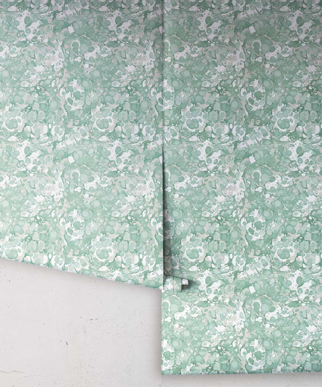 Pebbles Wallpaper, Powder Green