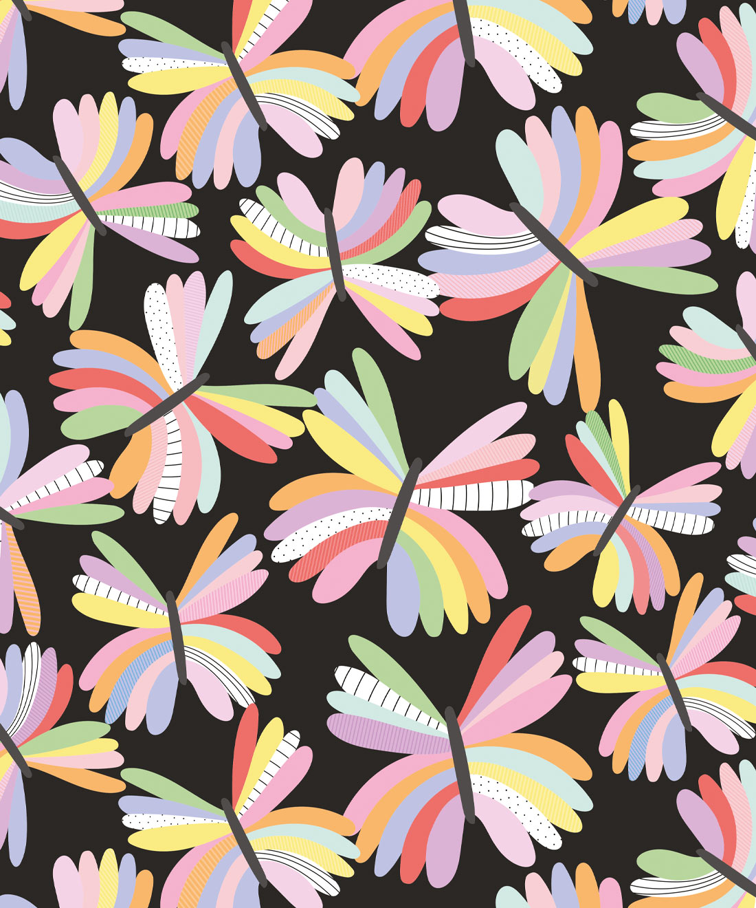 Flutter Wallpaper, Black