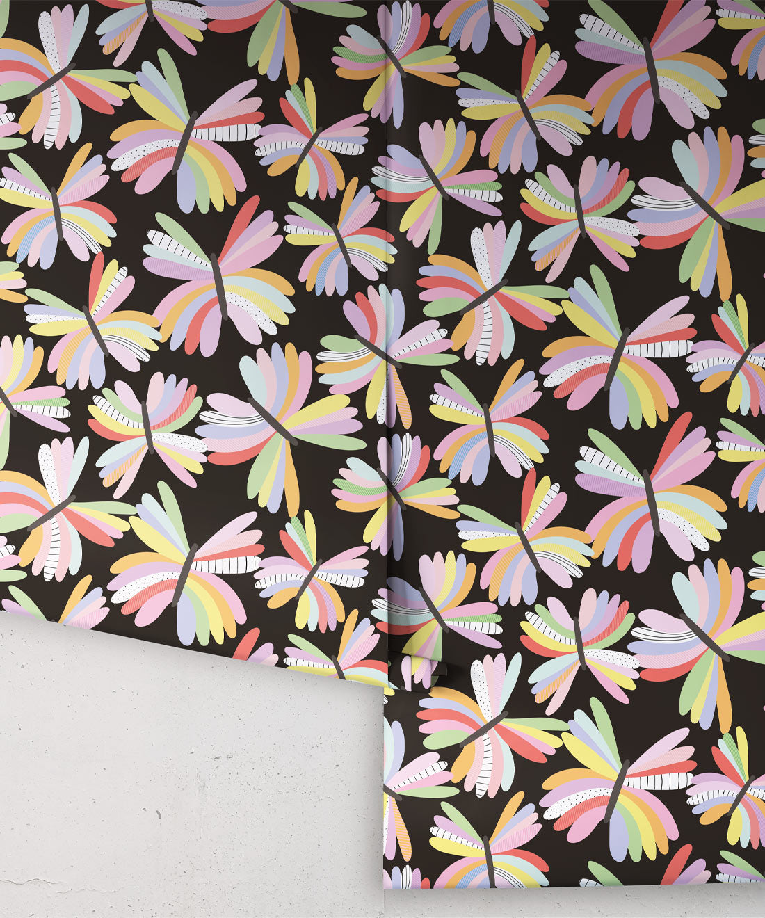 Flutter Wallpaper, Black