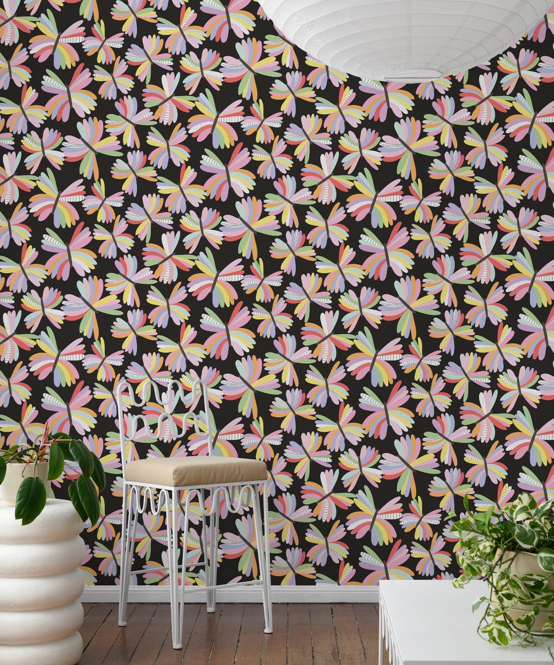Flutter Wallpaper, Black