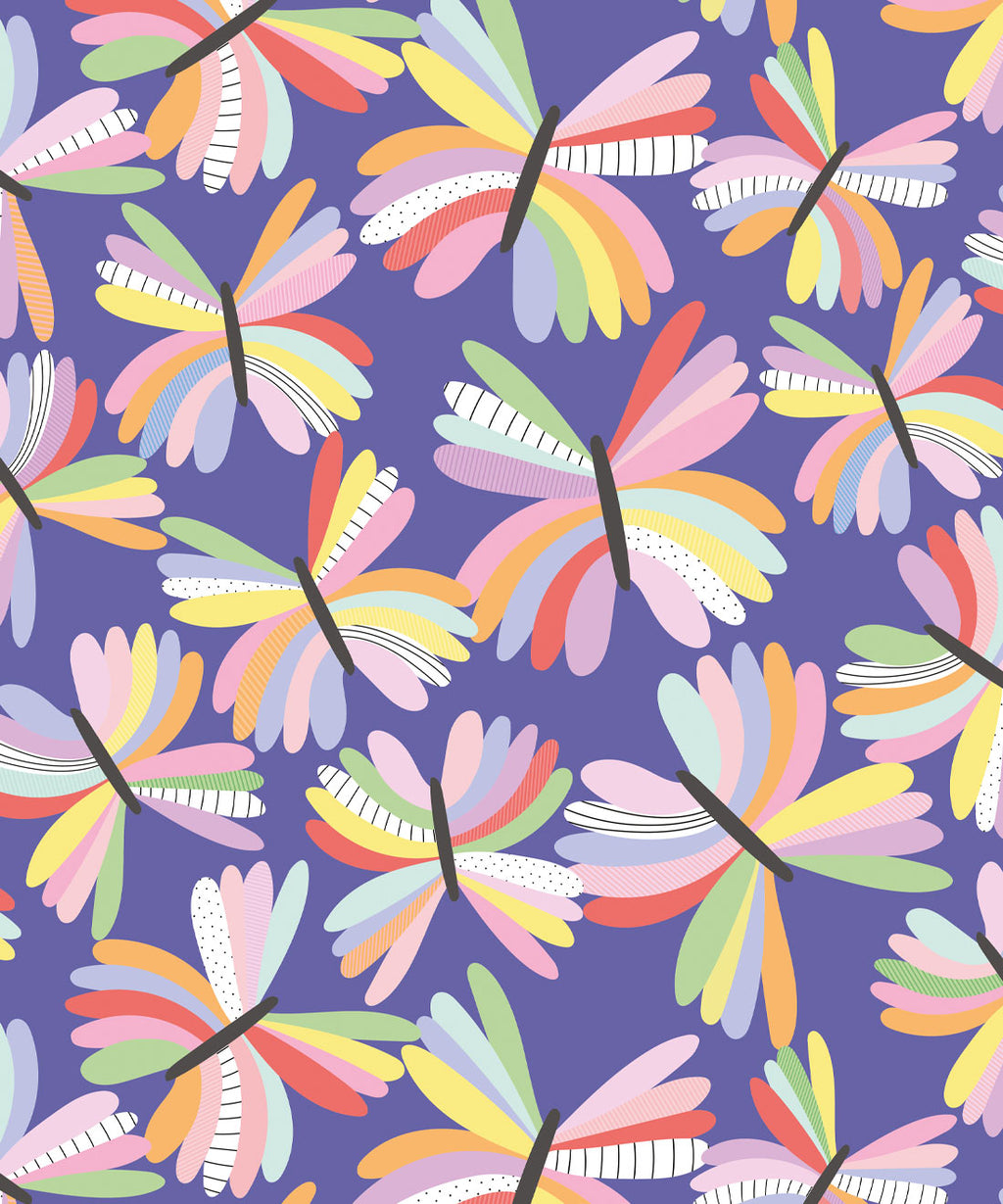 Flutter Wallpaper, Periwinkle