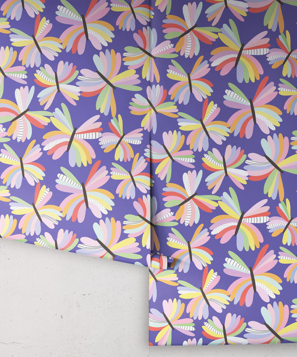 Flutter Wallpaper, Periwinkle