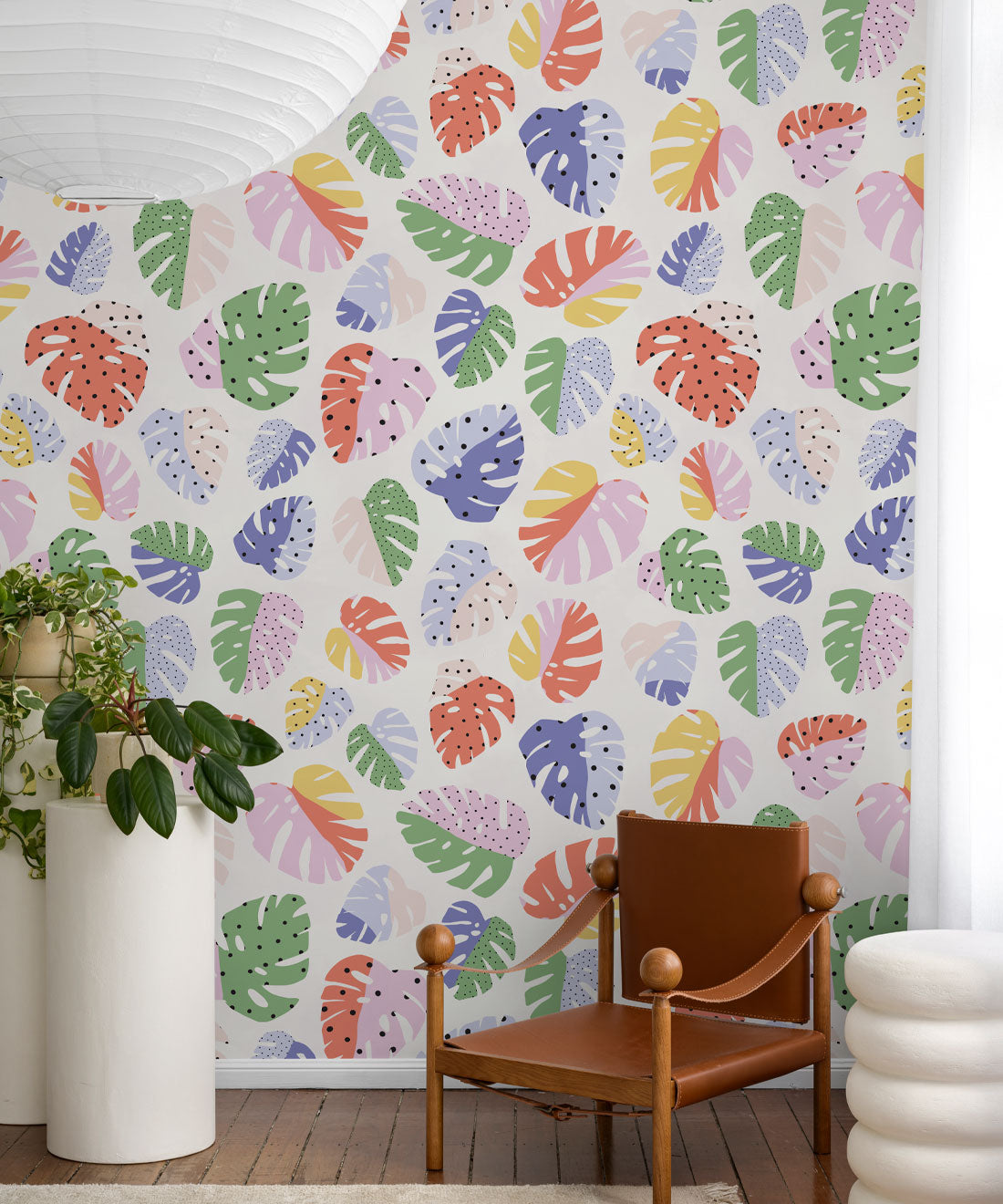 Fruity Monstera Wallpaper