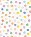 Happy Confetti Wallpaper, White