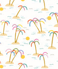 Happy Like A Holiday Wallpaper, Ivory
