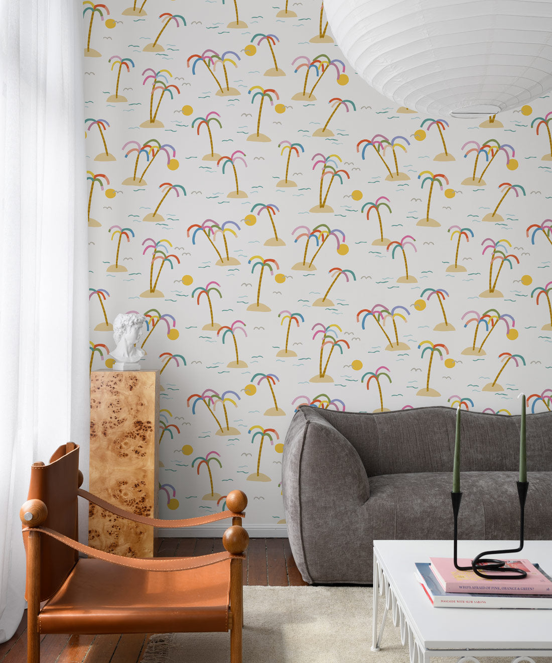 Happy Like A Holiday Wallpaper, Ivory