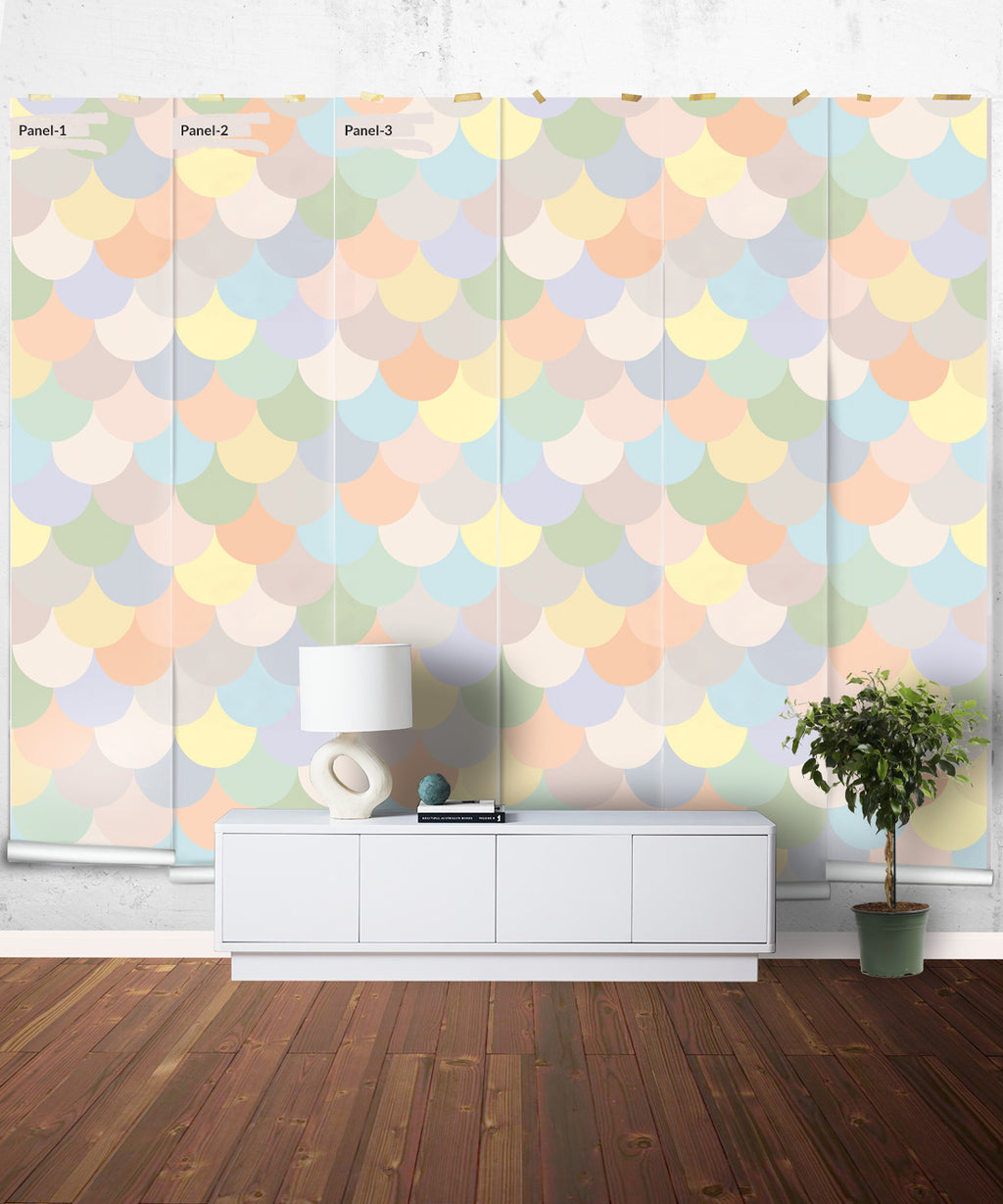 Happy Scales Mural, Natural