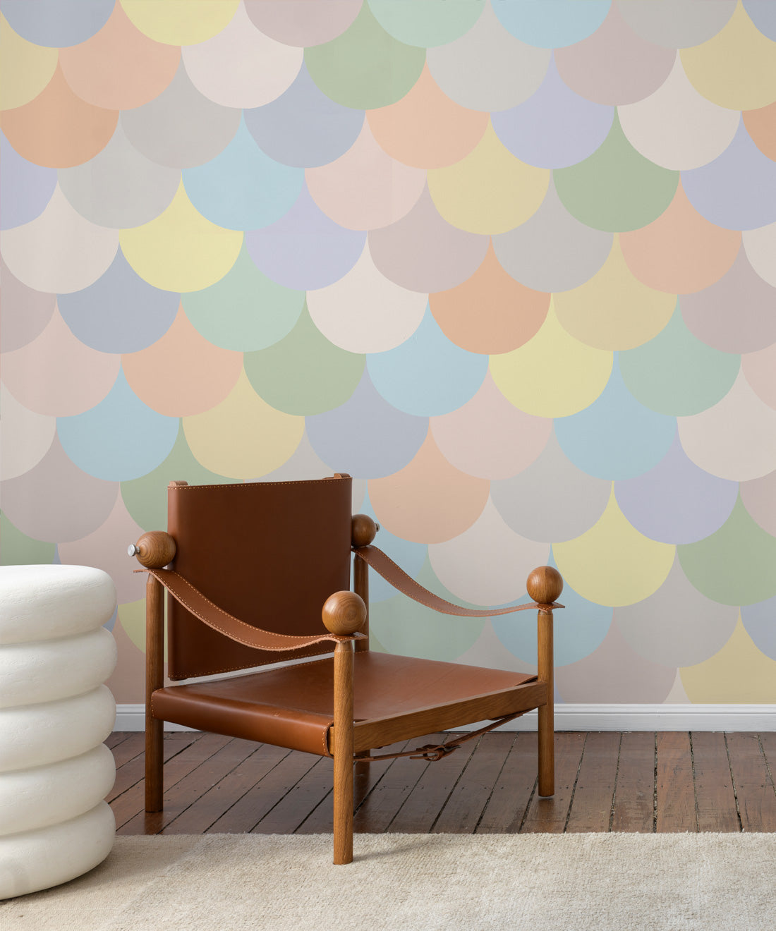 Happy Scales Mural, Natural
