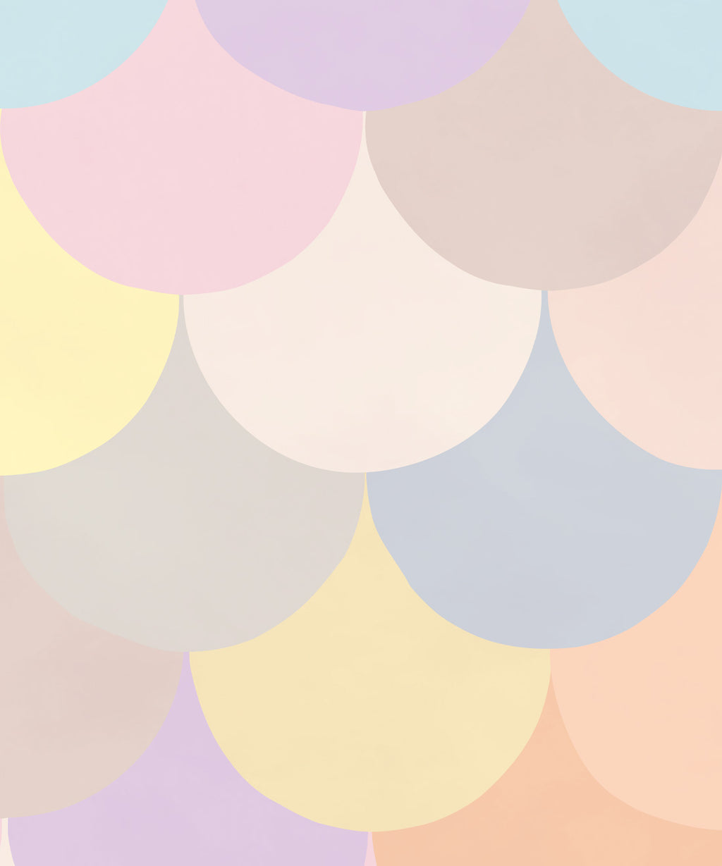 Happy Scales Mural, Pastel