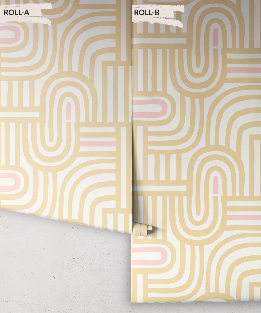 Maze Time Wallpaper, Cream