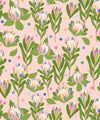 Protea Party Wallpaper, Fruity Peach