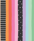 Rainbow Wall Mural, Bright Black