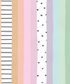 Rainbow Wall Mural, Pastel White
