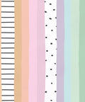 Rainbow Wall Mural, Pastel White