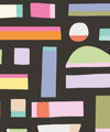 Shape Play Mural, Black