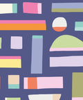 Shape Play Mural, Navy