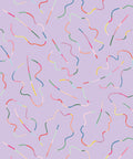 Spring Leaves Wallpaper, Lilac
