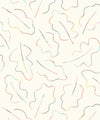 Spring Leaves Wallpaper, Pastel Ivory