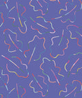 Spring Leaves Wallpaper, Periwinkle