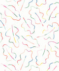 Spring Leaves Wallpaper, White
