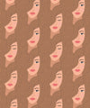 Stronger Together Wallpaper, Brown