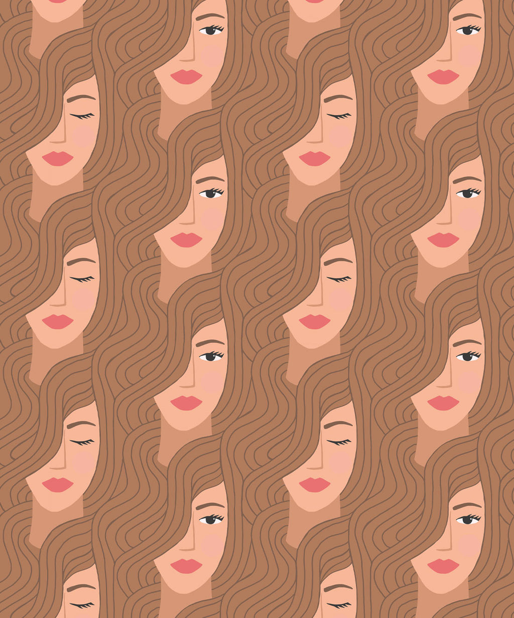Stronger Together Wallpaper, Brown