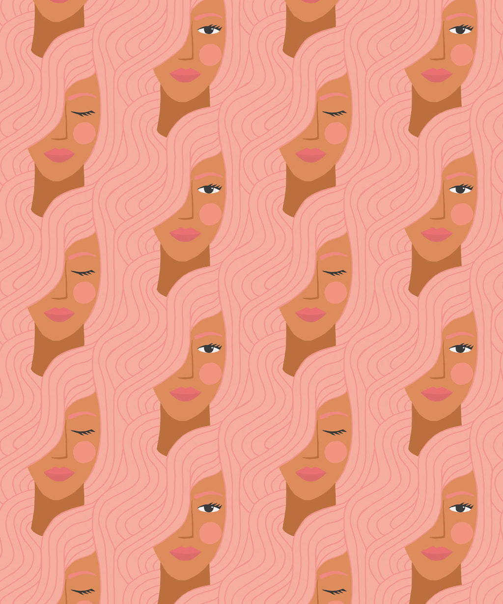 Stronger Together Wallpaper, Peach