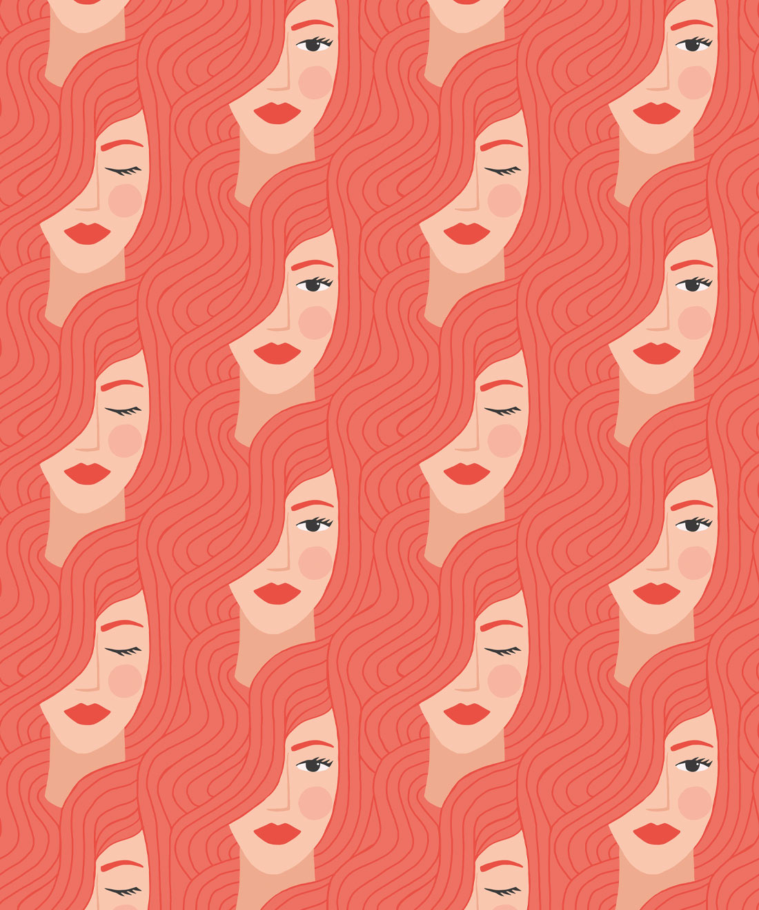 Stronger Together Wallpaper, Red