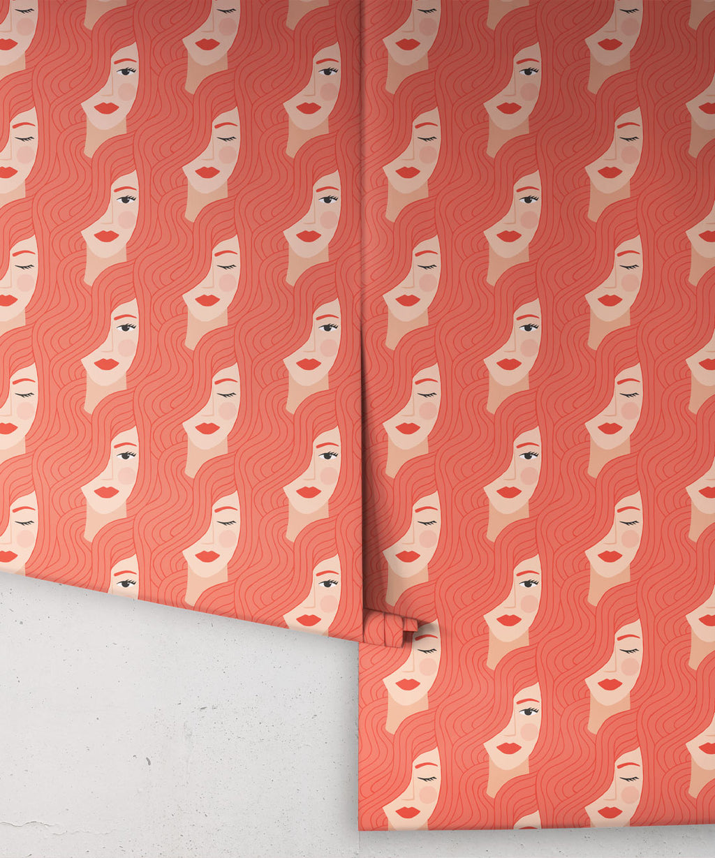 Stronger Together Wallpaper, Red