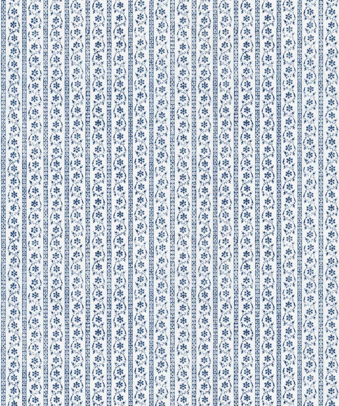 Daisy Chain Wallpaper, Indigo Ivory