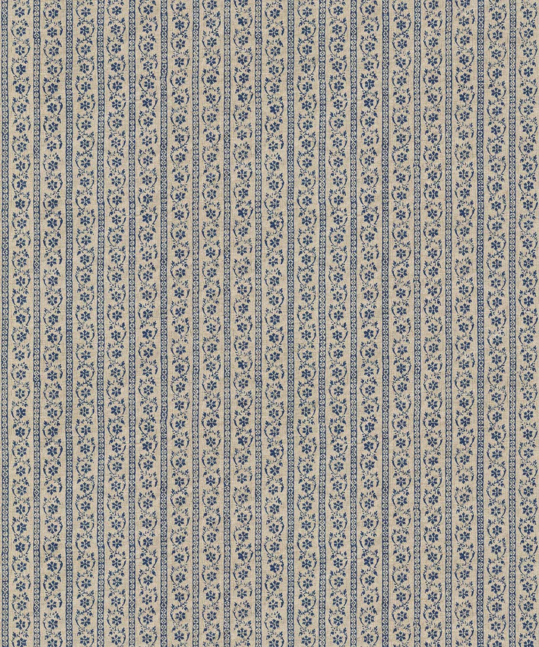 Daisy Chain Wallpaper, Indigo Natural