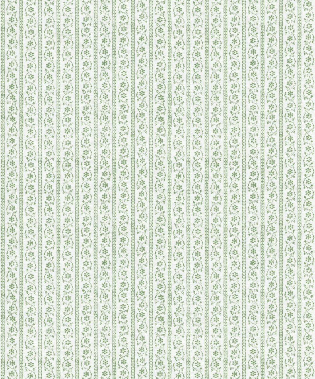 Daisy Chain Wallpaper, Mint Ivory