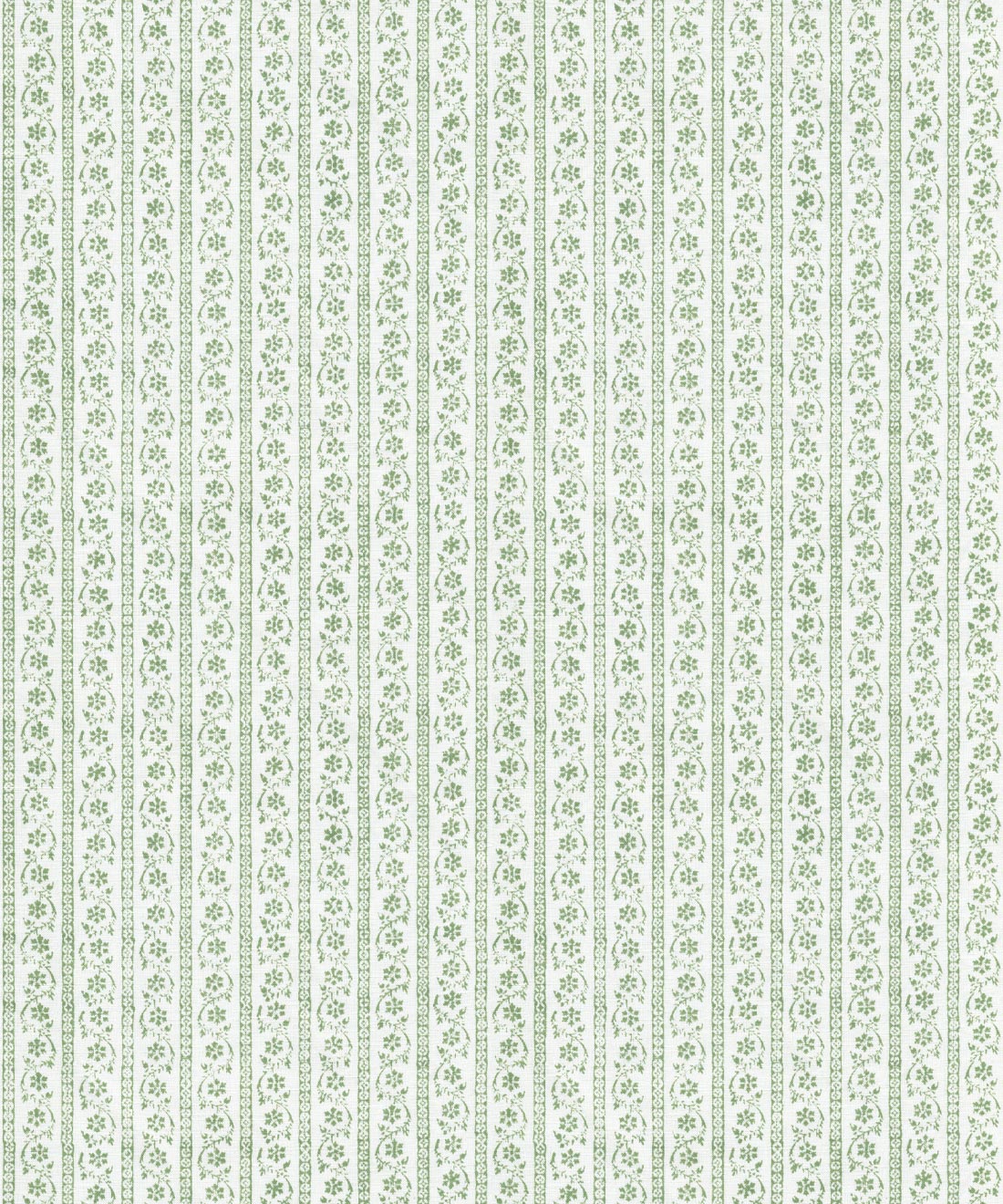 Daisy Chain Wallpaper, Mint Ivory