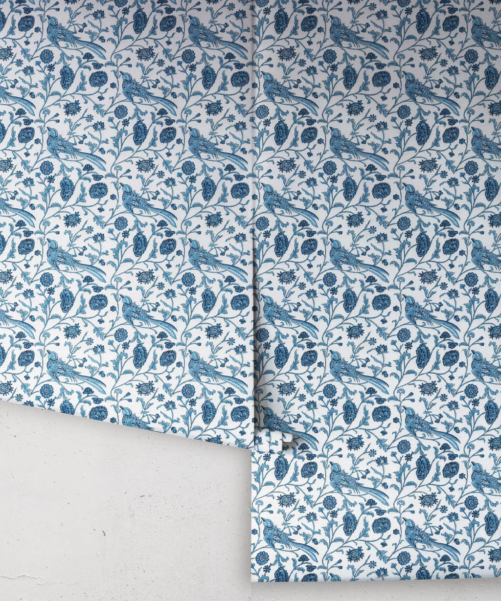Vintage Bluebirds Wallpaper