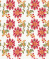 French Floral Wallpaper, Multi Ivory