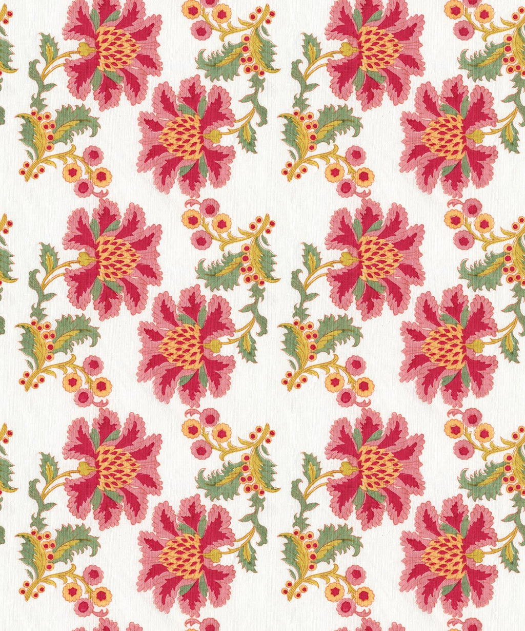 French Floral Wallpaper, Multi Ivory